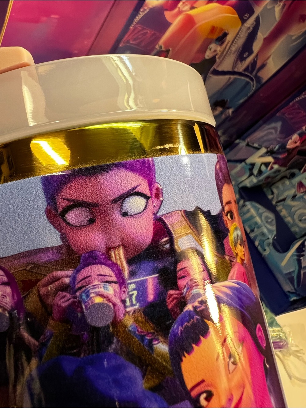 Customized Stanley x K-Pop Demon Hunters 40oz Quencher H2.0 Tumbler Cup purple - Picture 13 of 16